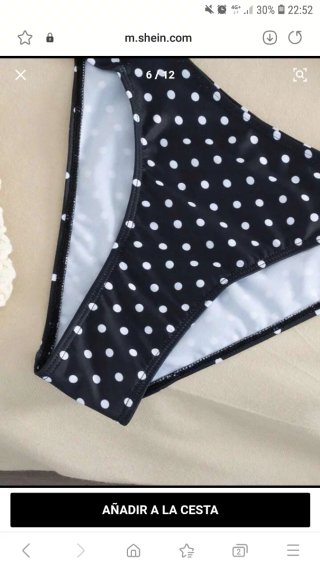Bikini lunares sin estrenar