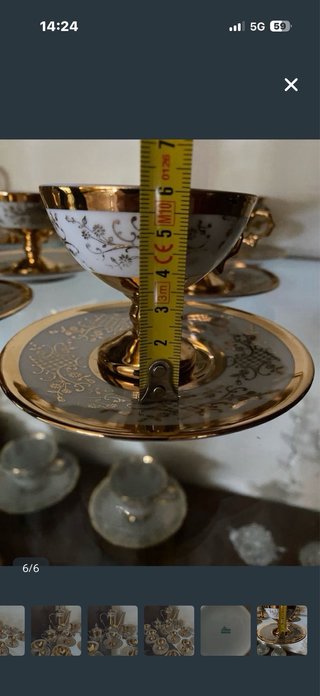 Juego de café Bavaria Oro