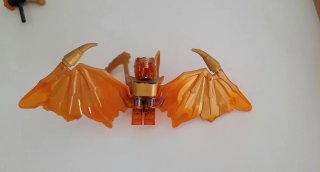 Lego Ninjago Cole Dragón Dorado Crystalized