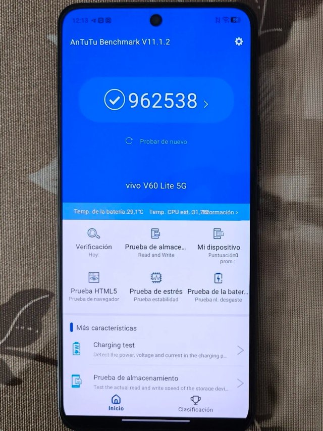 Vivo V60 Lite 5G 256GB + Cargador + Funda