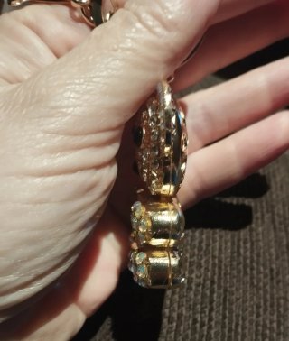Llavero Koala Brillante Dorado