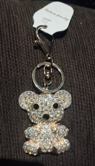 Llavero Koala Brillante Dorado