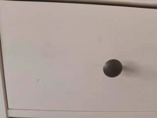 Vitrina HEMNES Ikea Blanca con Cajones