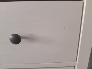 Vitrina HEMNES Ikea Blanca con Cajones