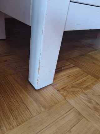 Vitrina HEMNES Ikea Blanca con Cajones