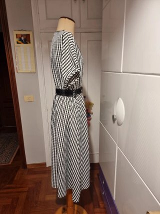 Vestido estampado cuadros Talla M