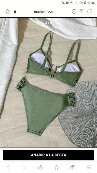 Bikini verde sin estrenar