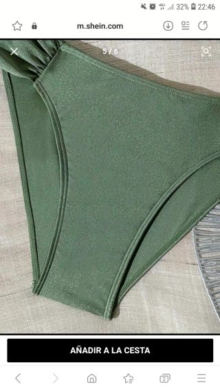 Bikini verde sin estrenar