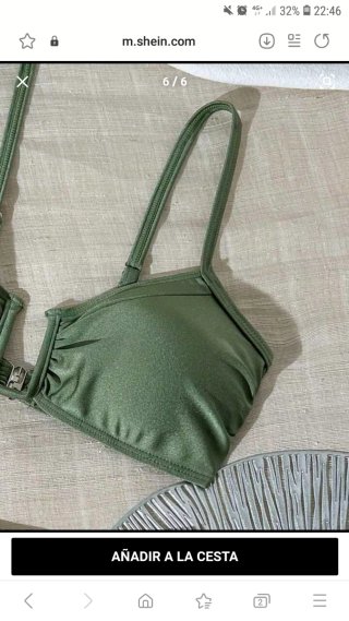 Bikini verde sin estrenar