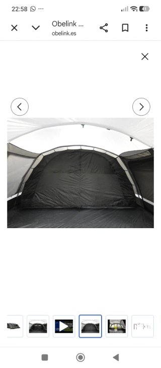 Tienda de campaña Obelink Dallas 6 XL,