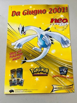 Locandina Pokémon Neo Genesis Lugia 2001