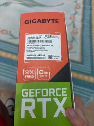 Gigabyte RTX 3060 Ti Gaming OC 8G