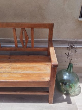 BANCO ANTIGUO DE MADERA