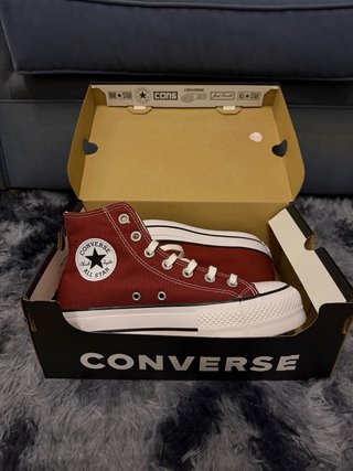 Zapatillas Converse Rojas Plataforma