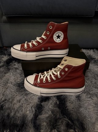 Zapatillas Converse Rojas Plataforma