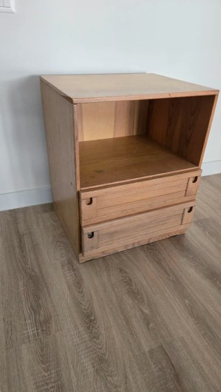 Mueble auxiliar madera natural