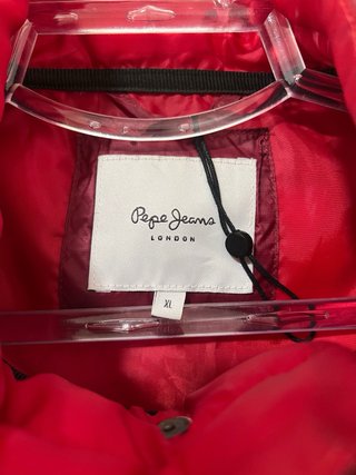 Chaleco acolchado granate Pepe Jeans