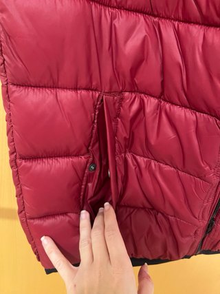 Chaleco acolchado granate Pepe Jeans