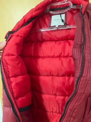 Chaleco acolchado granate Pepe Jeans