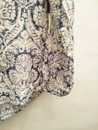 Camicia Zara fantasia bianca e celeste