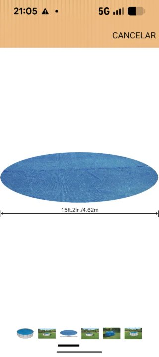 Cubierta Solar Piscina Bestway 470 cm