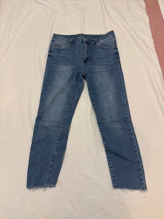 Vaqueros mujer azules