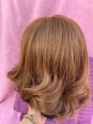 Peluca pelo natural melena larga 77g