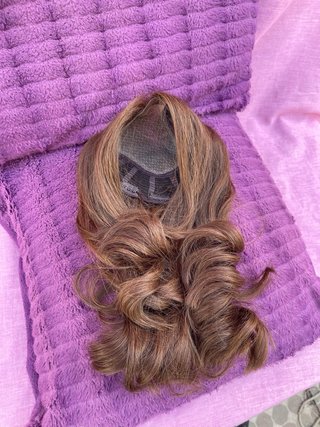Peluca pelo natural melena larga 77g