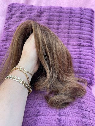 Peluca pelo natural melena larga 77g