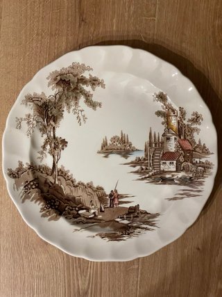 Servizio Piatti Vintage Inglese The Old Mill