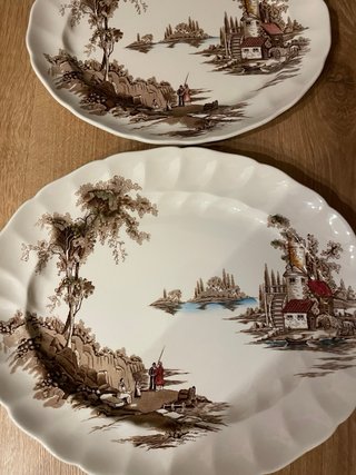 Servizio Piatti Vintage Inglese The Old Mill