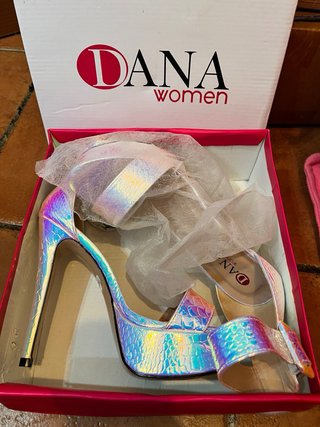 Sandalias Dana Women Talla 37 Holográficas
