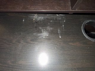 Escritorio Ikea Negro/Marrón