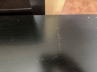 Escritorio Ikea Negro/Marrón