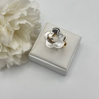 Anillo Flor Oro 18kt