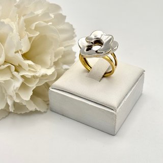 Anillo Flor Oro 18kt