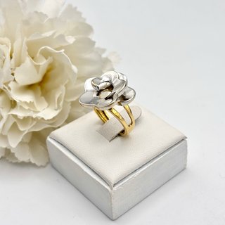 Anillo Flor Oro 18kt