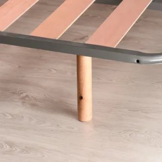 Patas madera para base tapizada  26cm