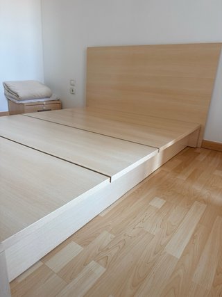 Cama tatami madera abedul 150. Negociable