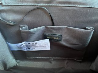 Bolso fiesta gris rafia.Latouche.El Corte Inglés.