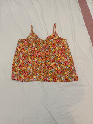Top tirantes floral