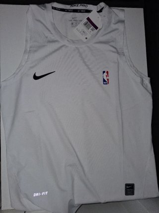 Camiseta Nike Pro NBA Blanca Talla YLG