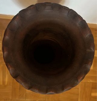 Jarrón de cerámica grande decorativo