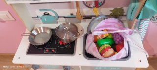 Cocina de juguete de madera