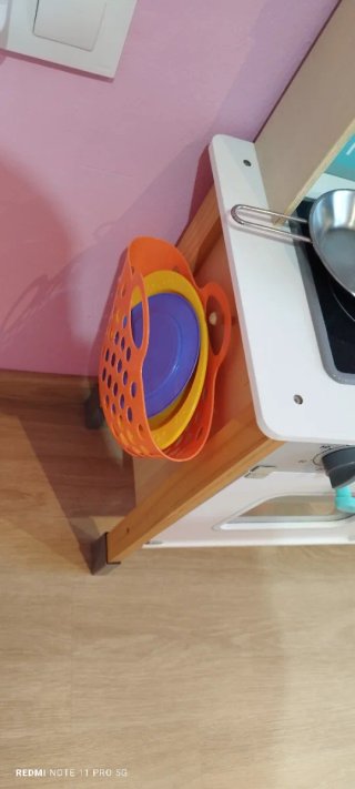 Cocina de juguete de madera