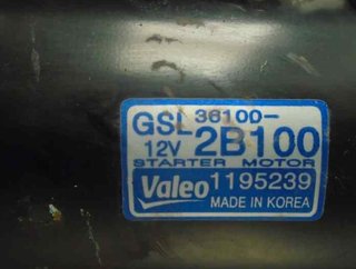 Motor arranque kia soul (am) 2768874