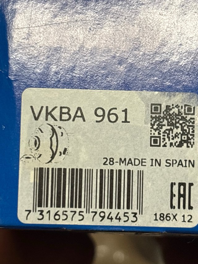 rodamiento,rueda SKF VKBA961