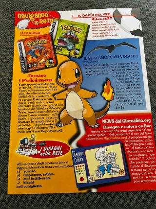 Locandina Pokémon Charmender 20x26 cm 2004