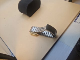 Orologio vintage Ceinture anni '70 oro/argento