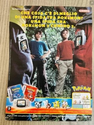 Locandina Pokémon Rubino 2003 13x18cm